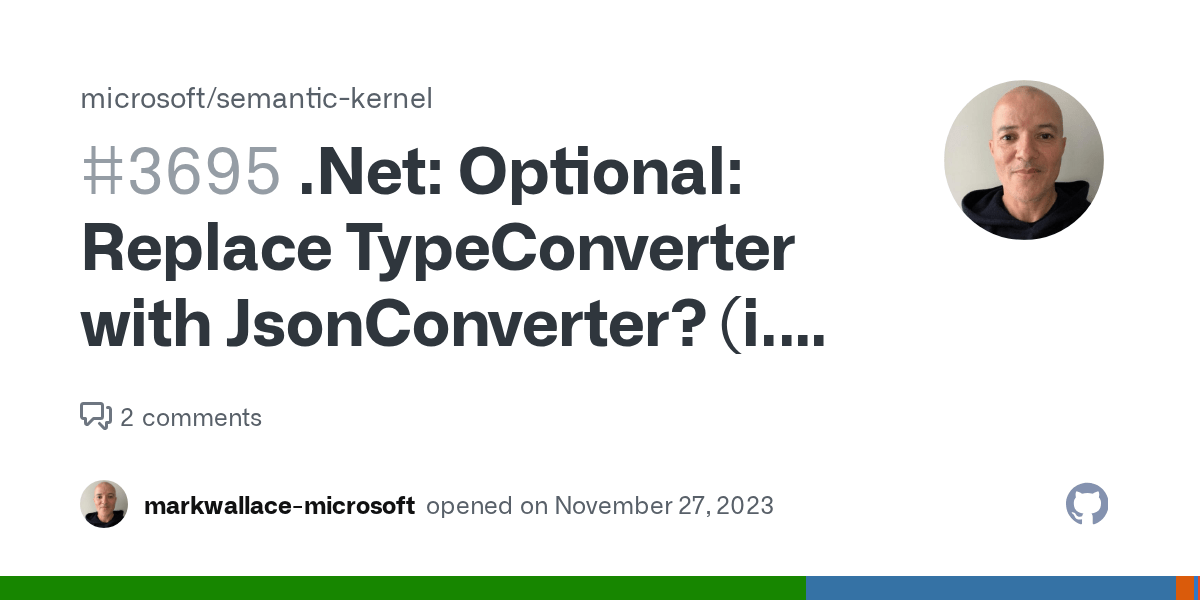Optional Replace TypeConverter with JsonConverter? (i.e. just
