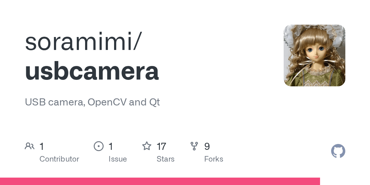 GitHub soramimi/usbcamera USB camera, OpenCV and Qt