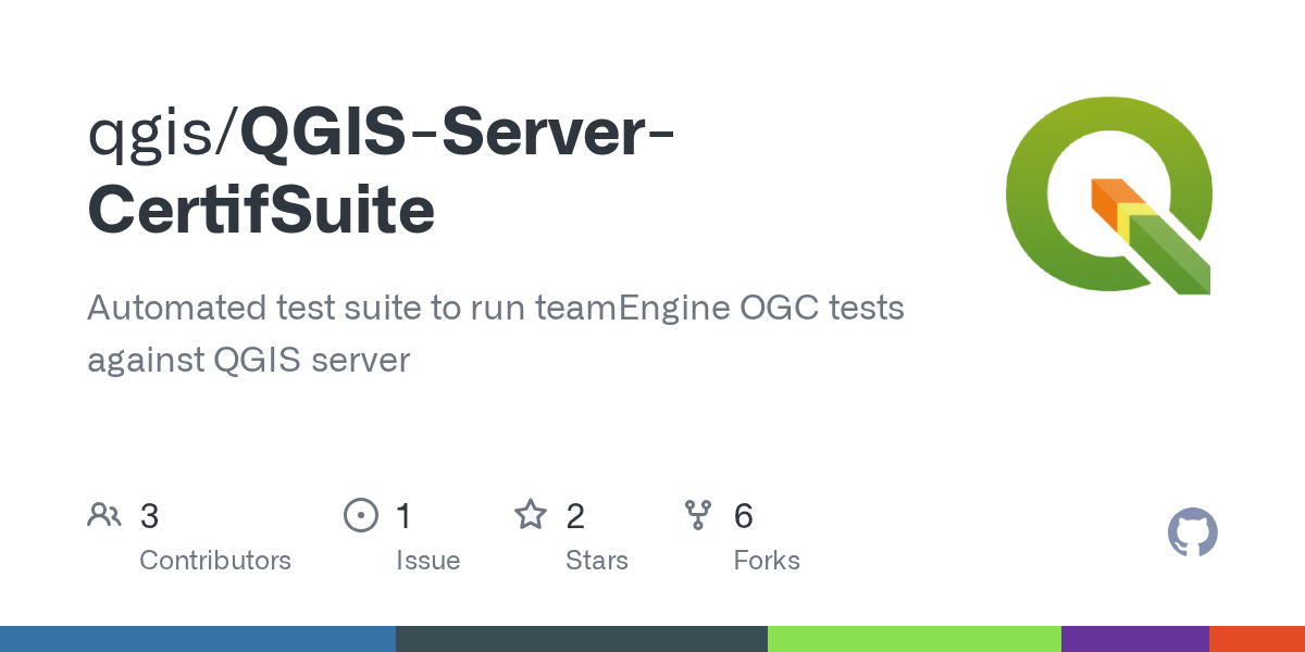 GitHub qgis/QGISServerCertifSuite Automated test suite to run
