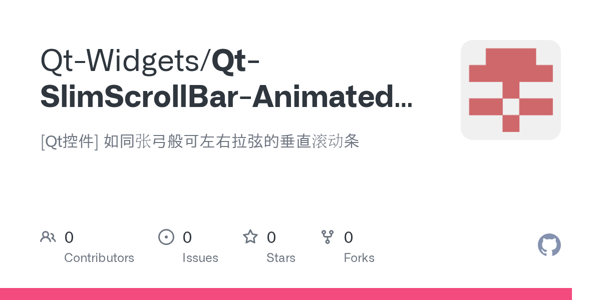 QtSlimScrollBarAnimatedCustomScrollBar/README.md at master · Qt
