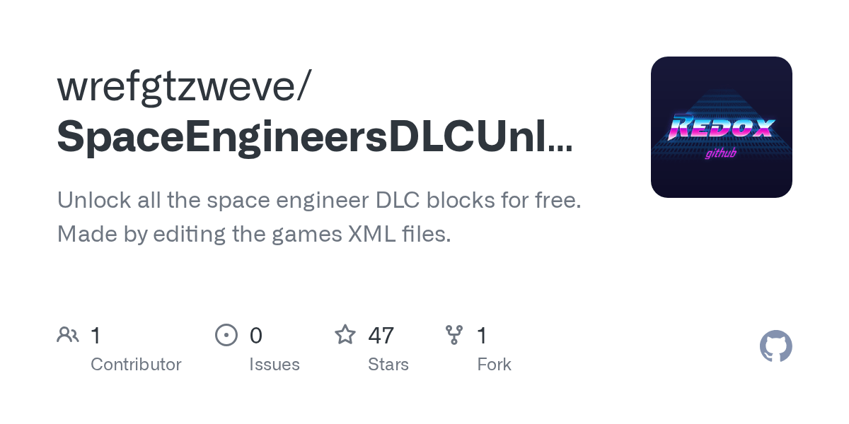 GitHub wrefgtzweve/SpaceEngineersDLCUnlocker Unlock all the space