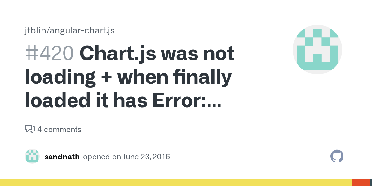 Chart.js was not loading + when finally loaded it has Error [injector