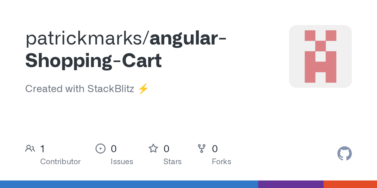 GitHub Created with StackBlitz ⚡️