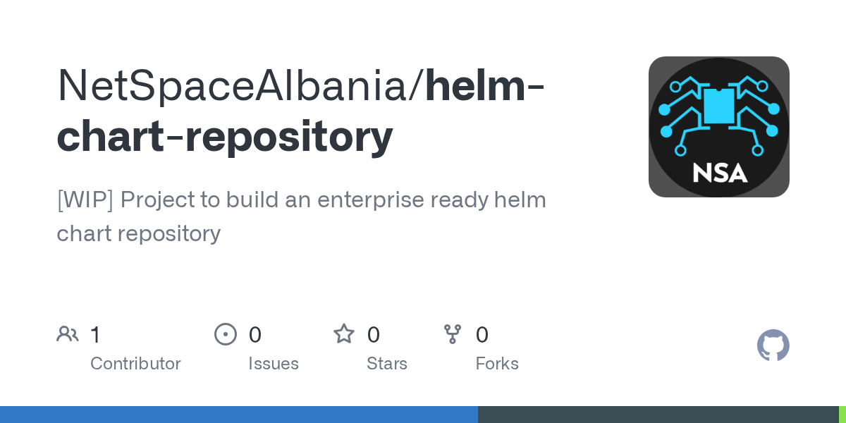 GitHub NetSpaceAlbania/helmchartrepository [WIP] Project to build