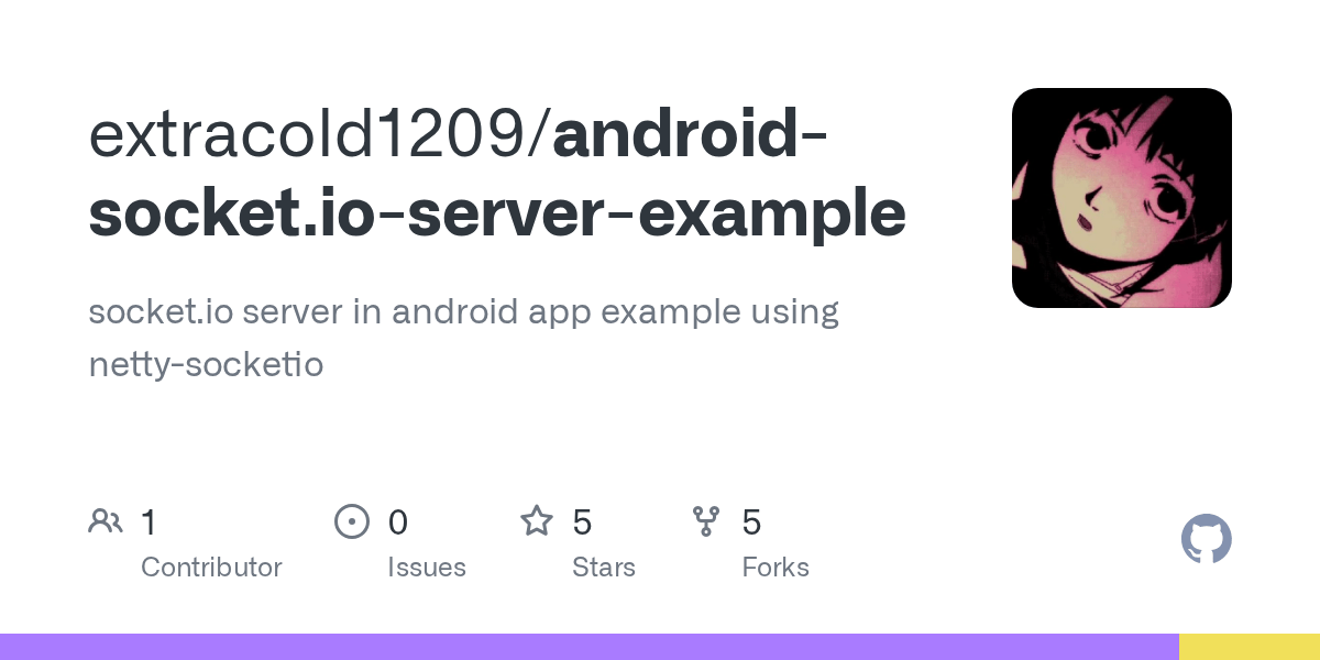 GitHub extracold1209/androidsocket.ioserverexample socket.io