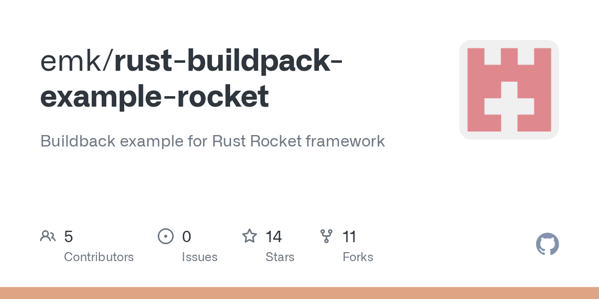 GitHub emk/rustbuildpackexamplerocket Buildback example for Rust