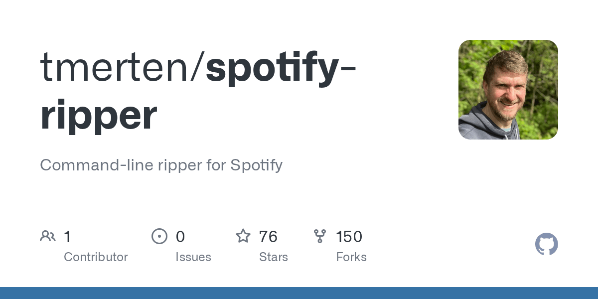 GitHub tmerten/spotifyripper Commandline ripper for Spotify