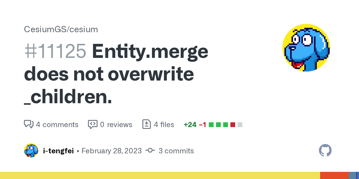 Entity.merge does not overwrite _children. by itengfei · Pull Request