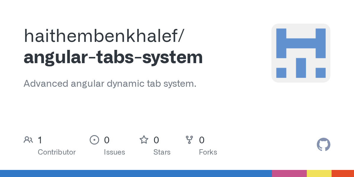 GitHub handekx/angulartabssystem Advanced angular dynamic tab system.