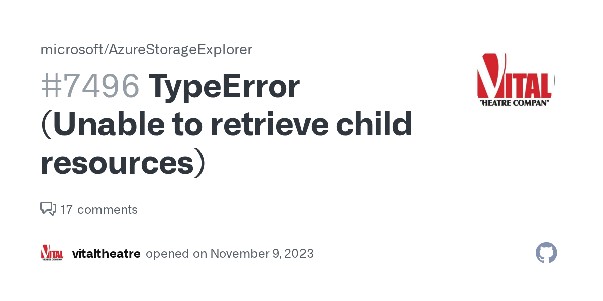 TypeError (Unable to retrieve child resources) · Issue 7496