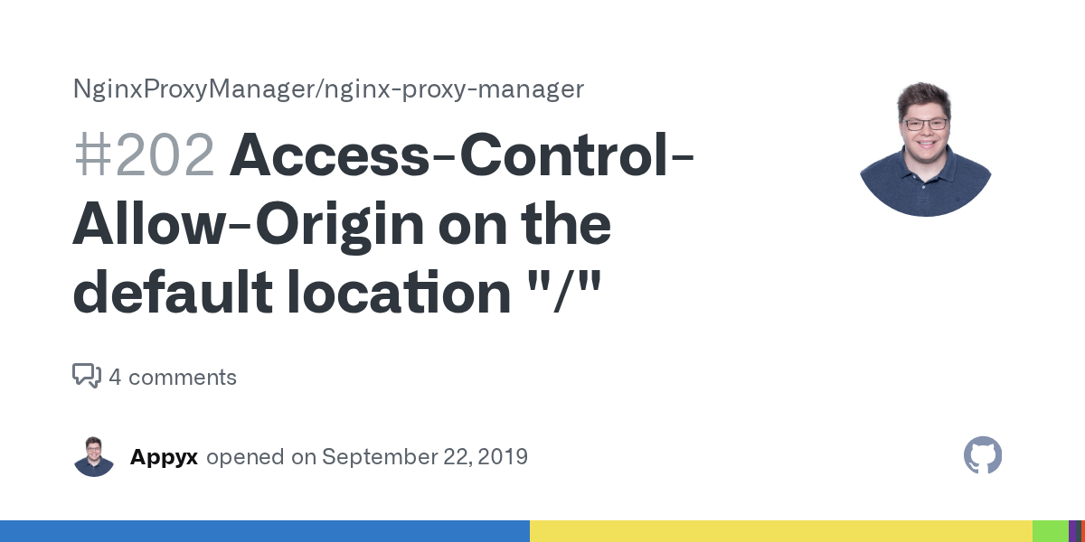 AccessControlAllowOrigin on the default location "/" · Issue 202