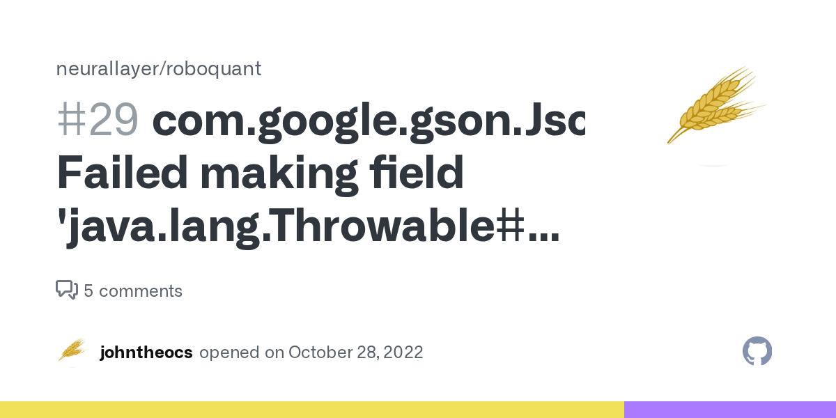 com.google.gson.JsonIOException Failed making field 'java.lang