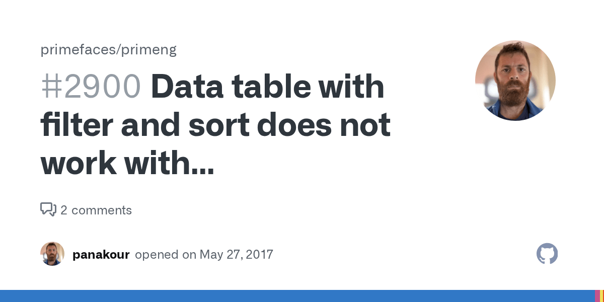 Data table with filter and sort does not work with headerColumnGroup