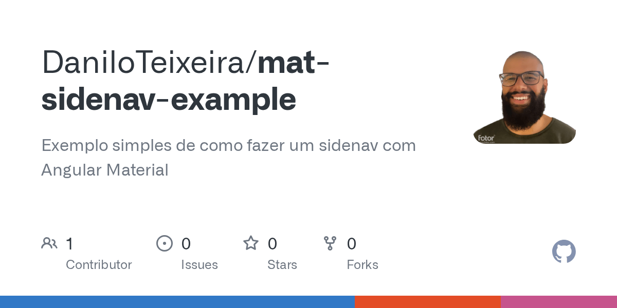 GitHub DaniloTeixeira/matsidenavexample Exemplo simples de como