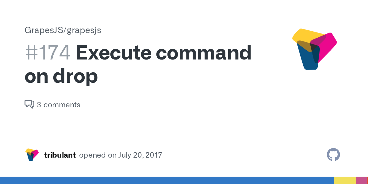Execute command on drop · Issue 174 · GrapesJS/grapesjs · GitHub