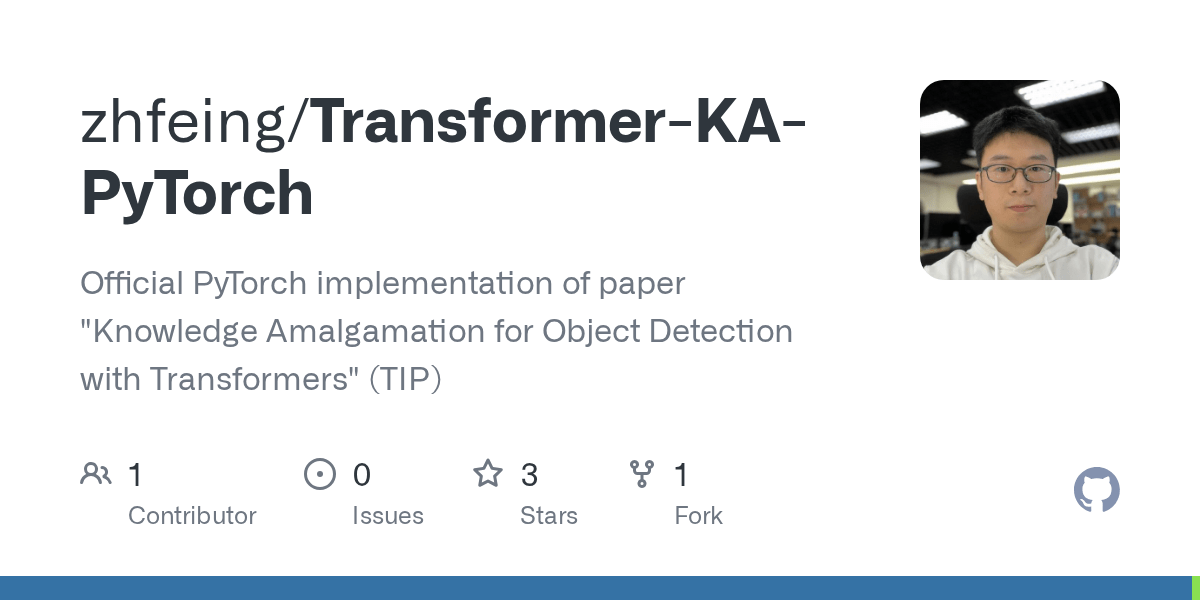 GitHub zhfeing/TransformerKAPyTorch Official PyTorch