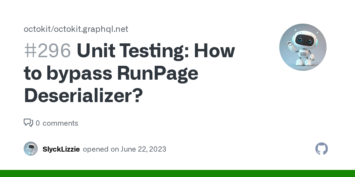 How to unit test when using IConnection Run extension method? · Issue