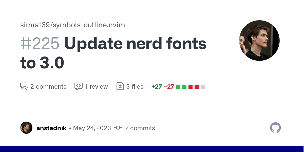 Update nerd fonts to 3.0 by anstadnik · Pull Request 225 · simrat39