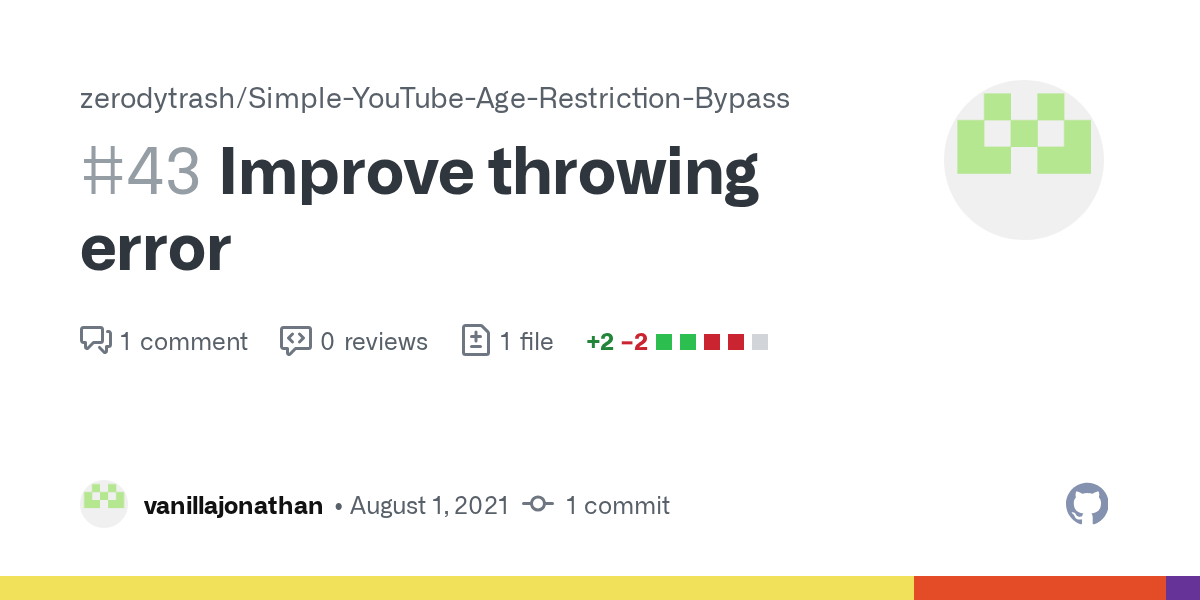 Improve throwing error by vanillajonathan · Pull Request 43