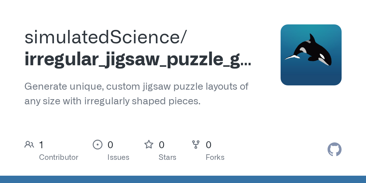 GitHub simulatedScience/irregular_jigsaw_puzzle_generator Generate