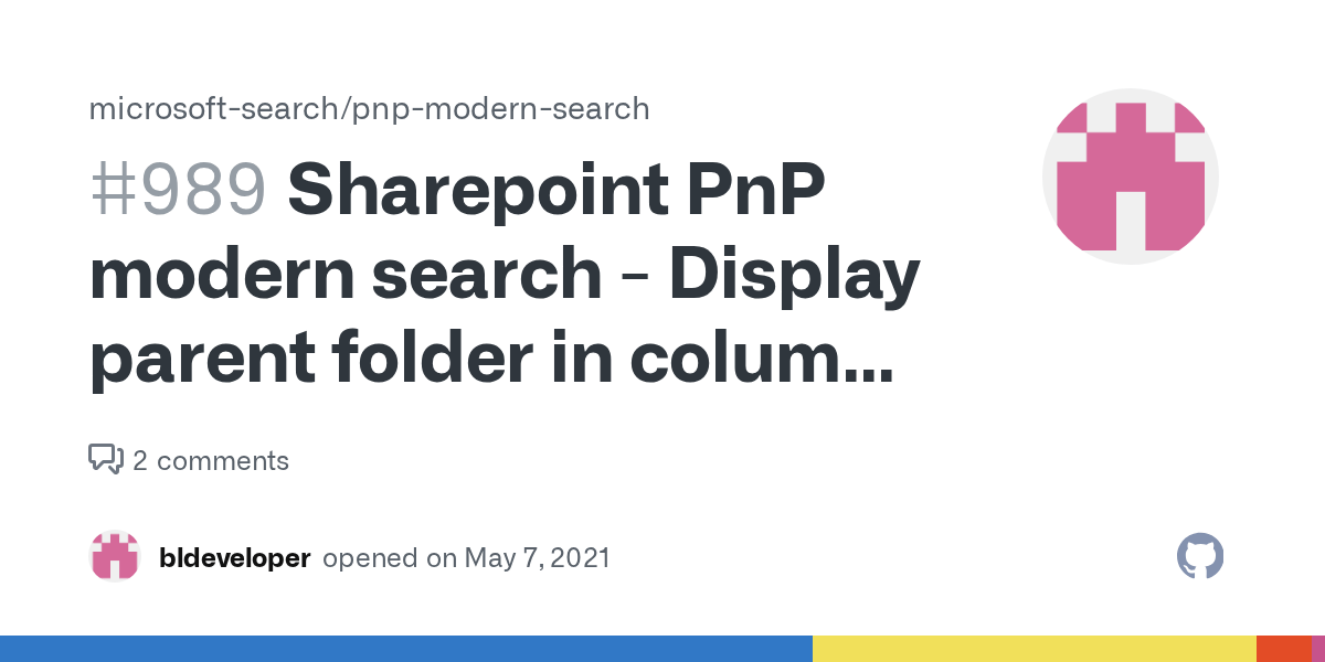 Sharepoint PnP modern search Display parent folder in column without