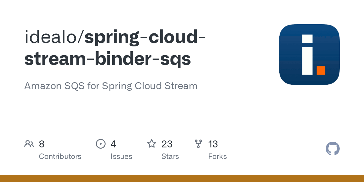 GitHub idealo/springcloudstreambindersqs Amazon SQS for Spring