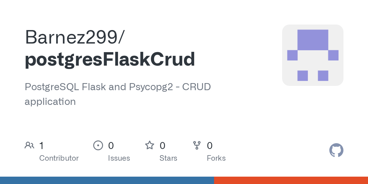 GitHub Barnez299/postgresFlaskCrud PostgreSQL Flask and Psycopg2