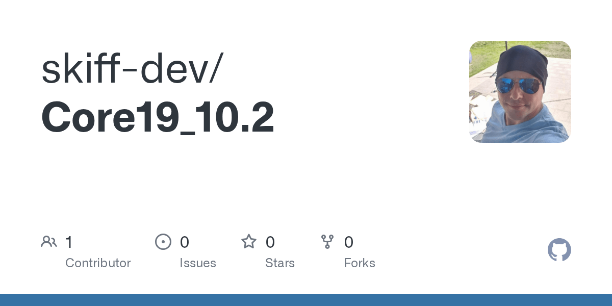 GitHub skiffdev/Core19_10.2