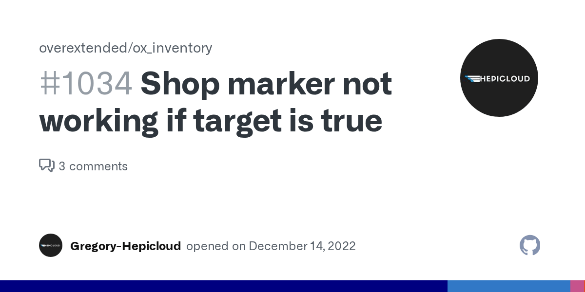 Shop marker not working if target is true · Issue 1034 · overextended