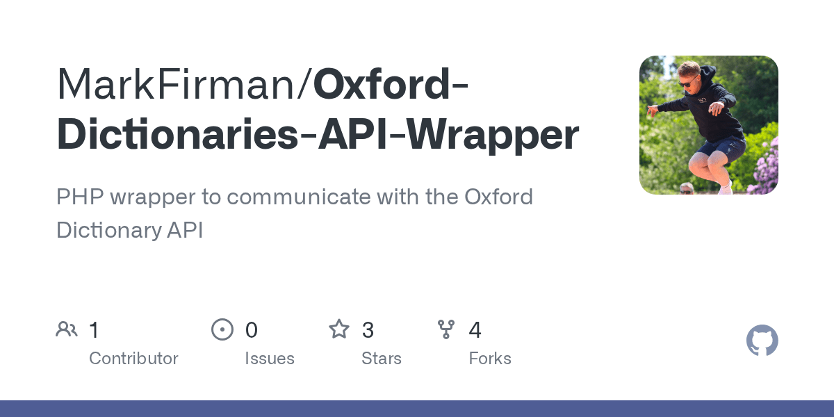 OxfordDictionariesAPIWrapper/word.php at master · MarkFirman/Oxford