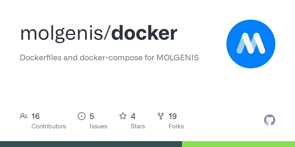 GitHub molgenis/docker Dockerfiles and