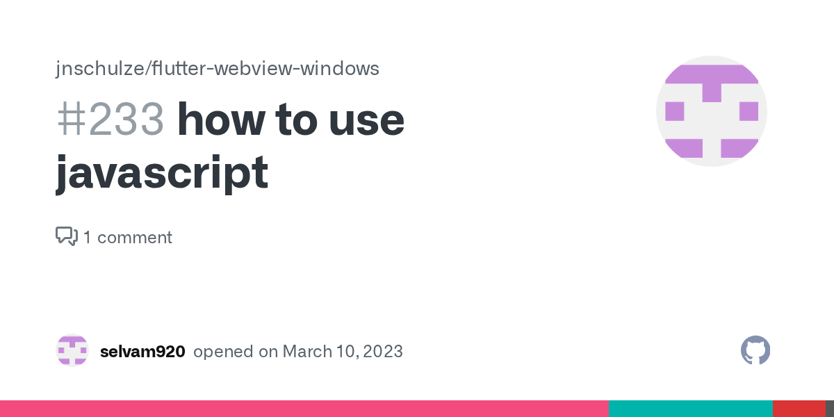 how to use javascript · Issue 233 · jnschulze/flutterwebviewwindows