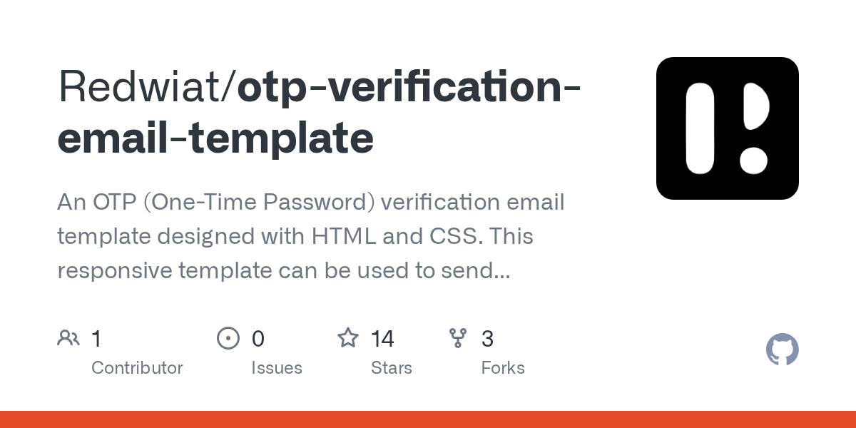 GitHub Redwiat/otpverificationemailtemplate An OTP