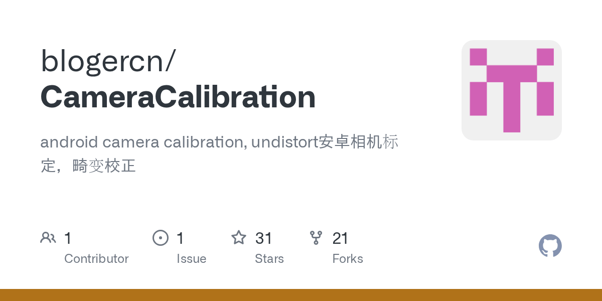 GitHub blogercn/CameraCalibration android camera calibration