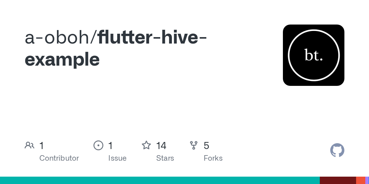 flutterhiveexample/main.dart at master · aoboh/flutterhiveexample