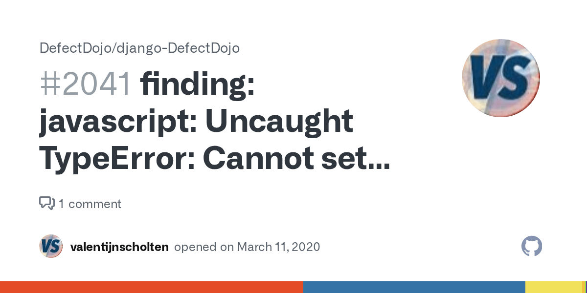 finding javascript Uncaught TypeError Cannot set property '_DT