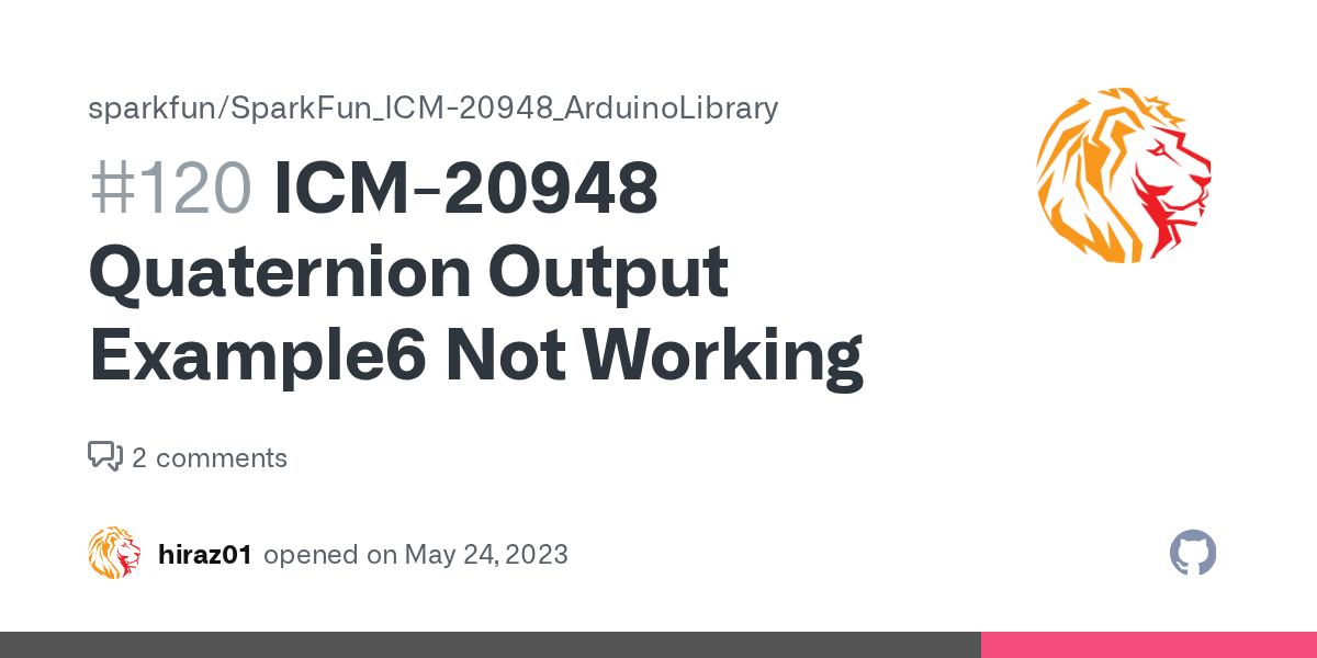 ICM-20948 Quaternion Output Example6 Not Working · Issue #120