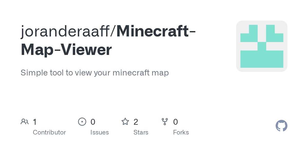 GitHub joranderaaff/MinecraftMapViewer Simple tool to view your