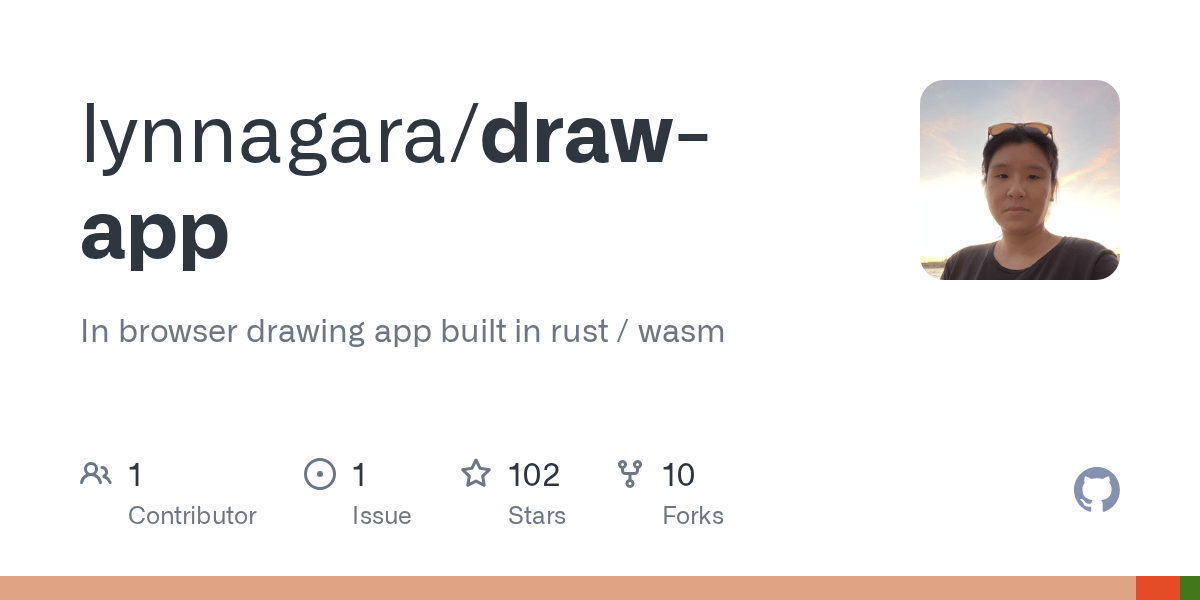 GitHub lynnagara/drawapp In browser drawing app built in rust / wasm