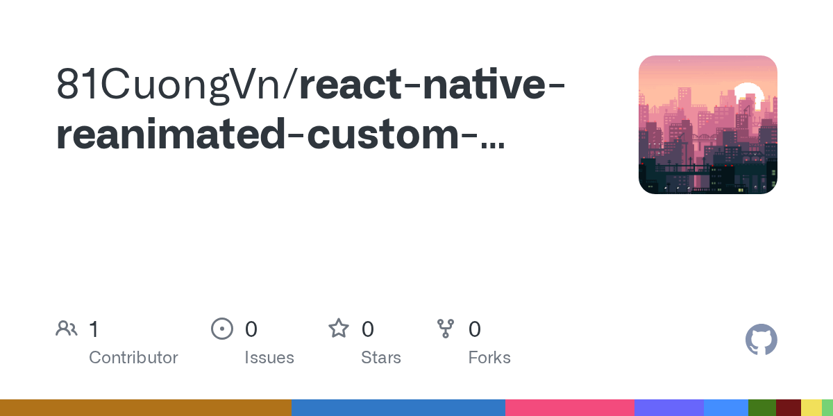 GitHub 81CuongVn/reactnativereanimatedcustomscrollbar