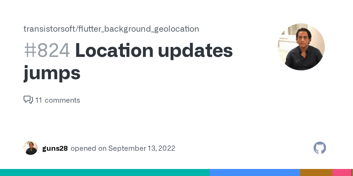 Location updates jumps · Issue 824 · transistorsoft/flutter_background