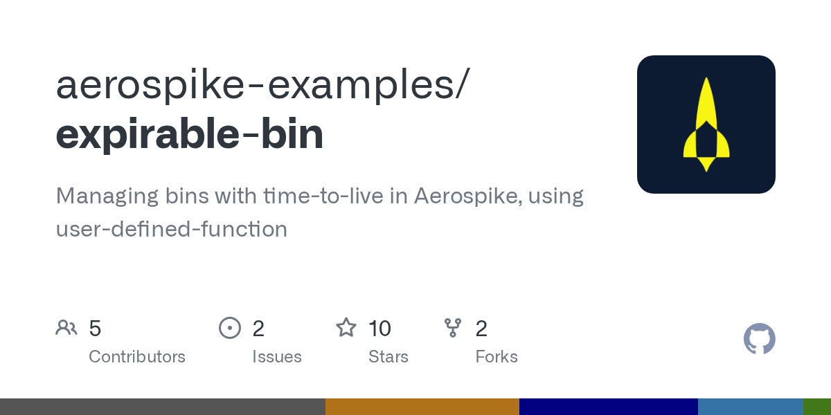 GitHub aerospikeexamples/expirablebin Managing bins with timeto