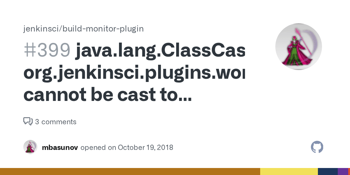 java.lang.ClassCastException org.jenkinsci.plugins.workflow.job