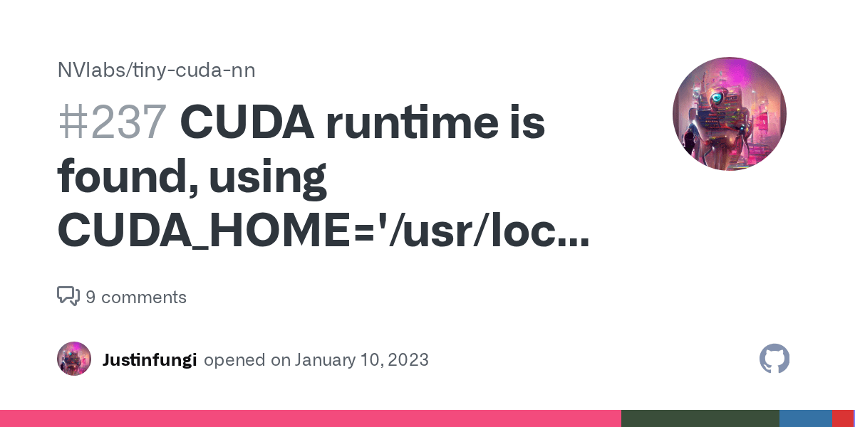 CUDA runtime is found, using CUDA_HOME='/usr/local/cuda' Building