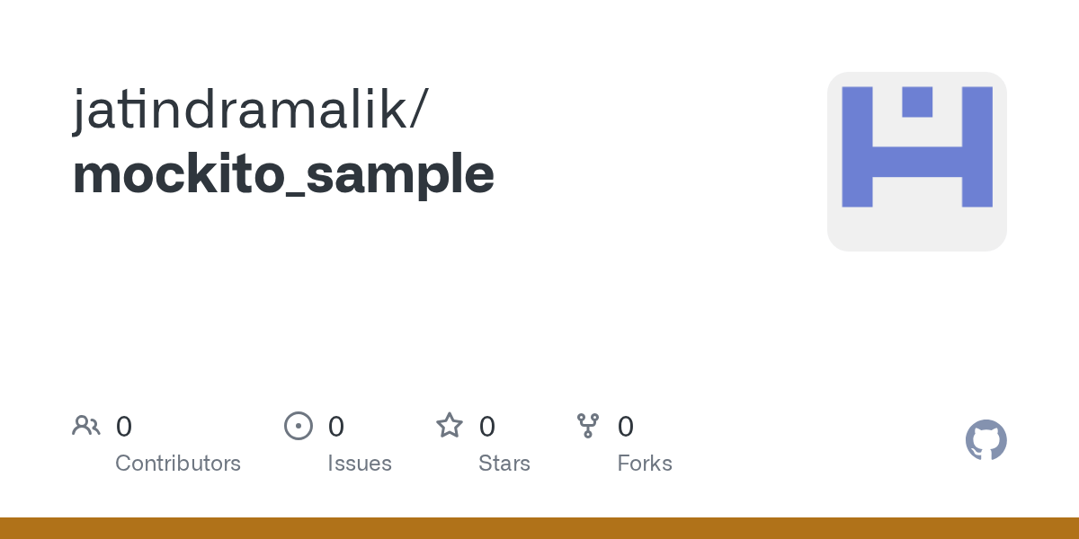 GitHub jatindramalik/mockito_sample