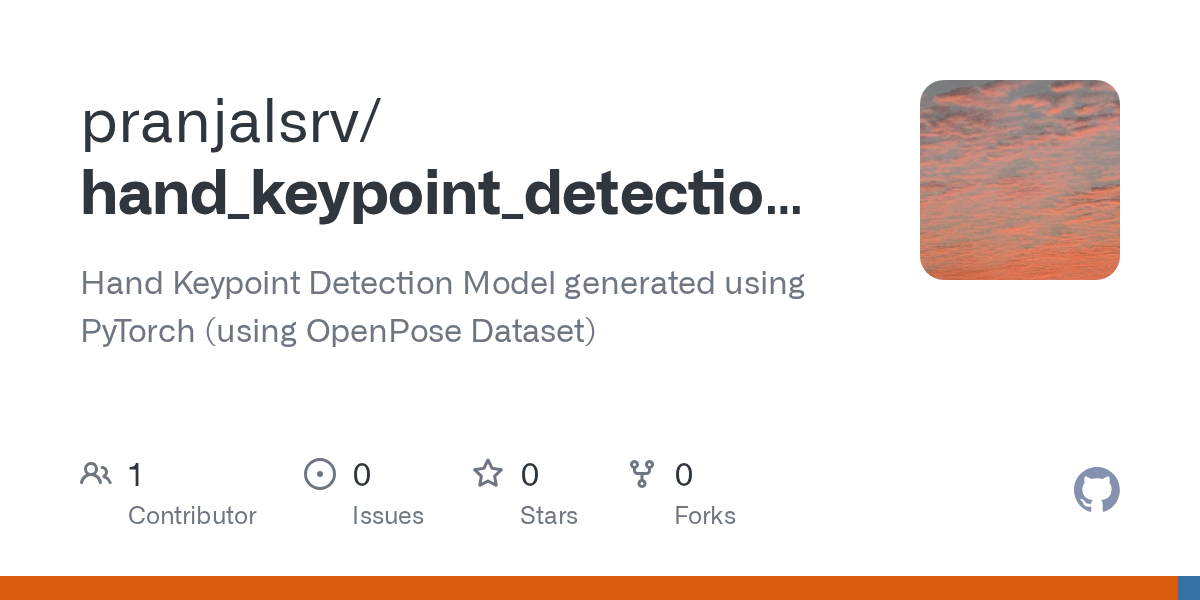 GitHub pranjalsrv/hand_keypoint_detection_pytorch Hand Keypoint