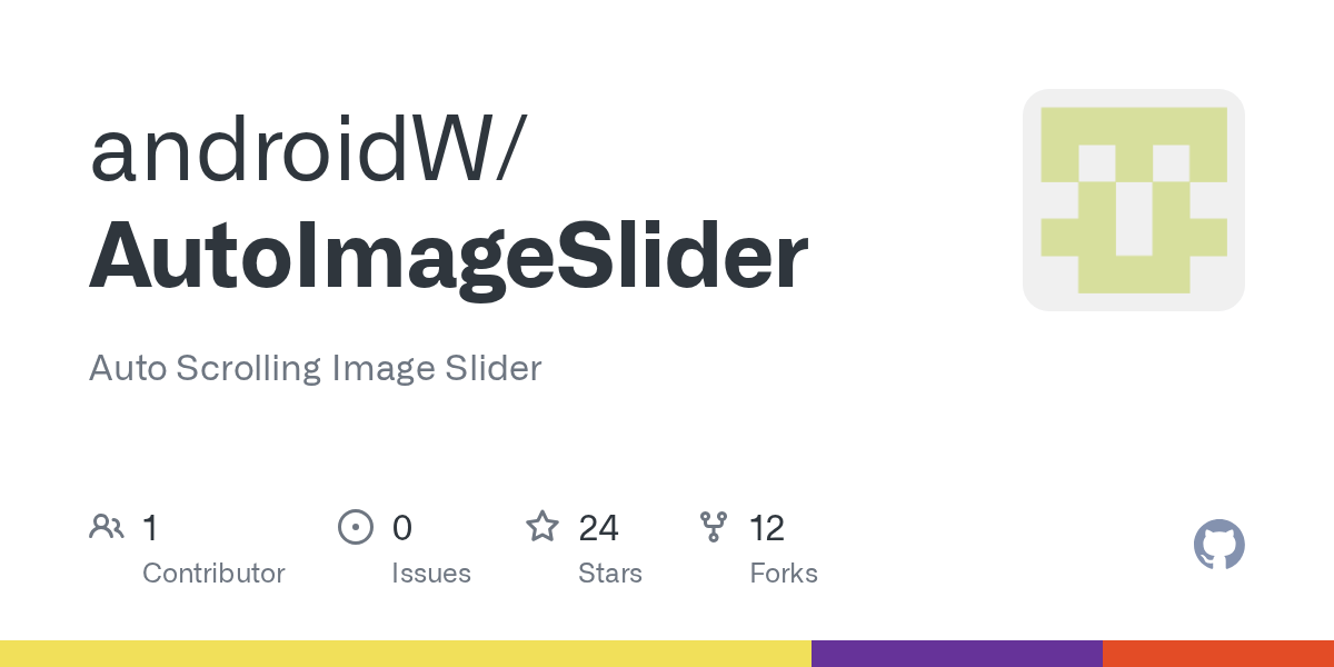 GitHub androidW/AutoImageSlider Auto Scrolling Image Slider