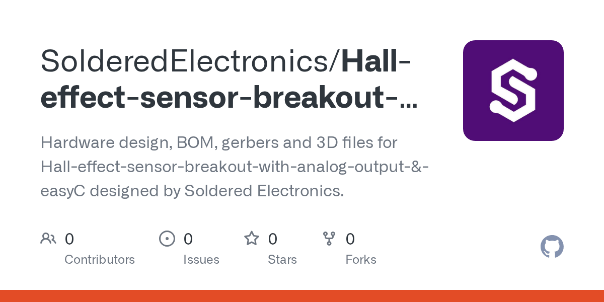 GitHub SolderedElectronics/Halleffectsensorbreakoutwithanalog