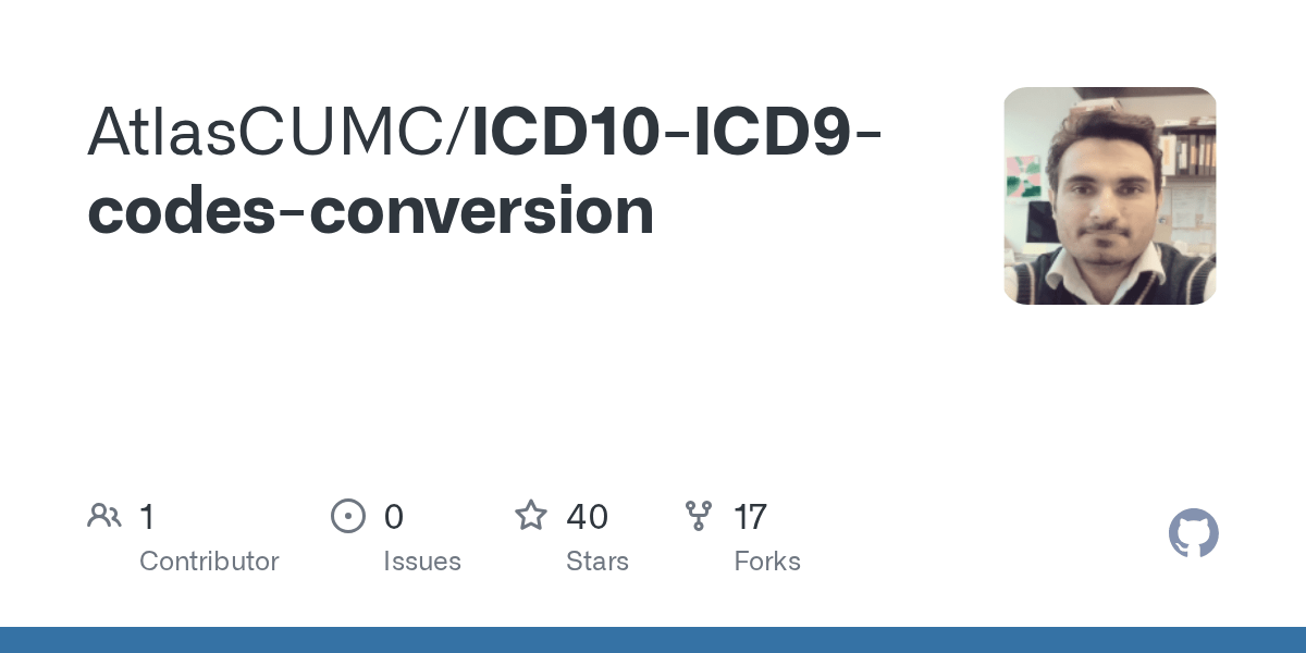 GitHub AtlasCUMC/ICD10ICD9codesconversion