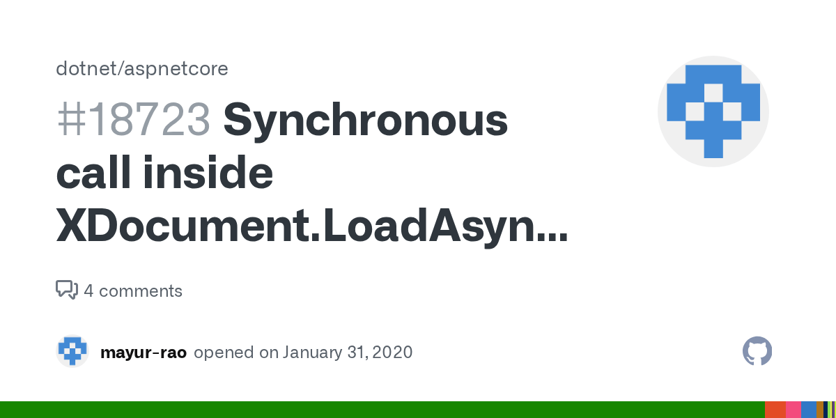 Synchronous call inside XDocument.LoadAsync causes > System